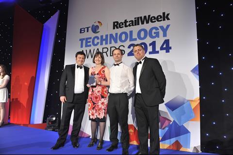 Tesco won Neoworks' IT team of the year